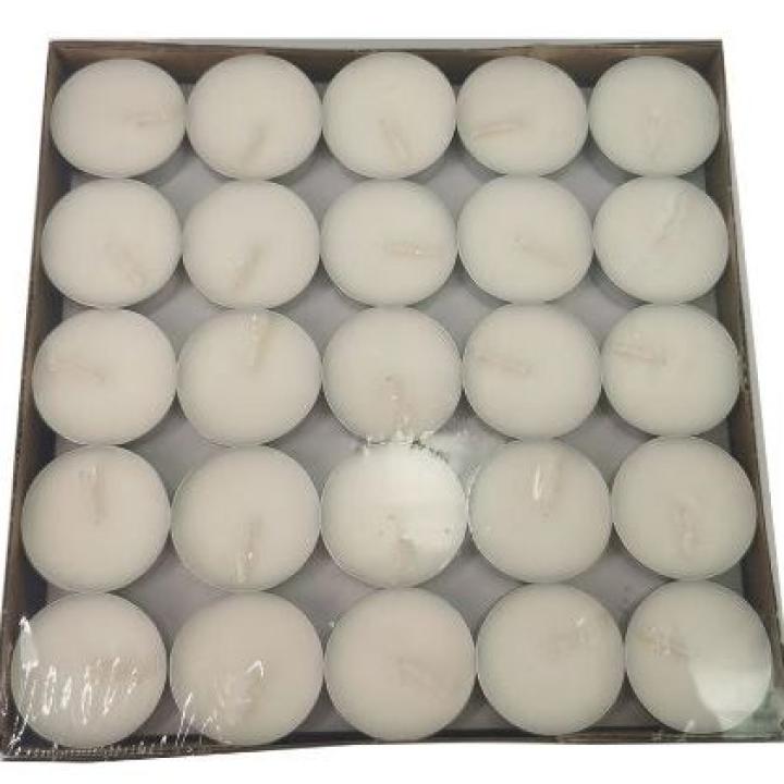 White Unscented Indoor/Outdoor Tealight Candles, 100 Count. The price is inclusive of FREE shipping